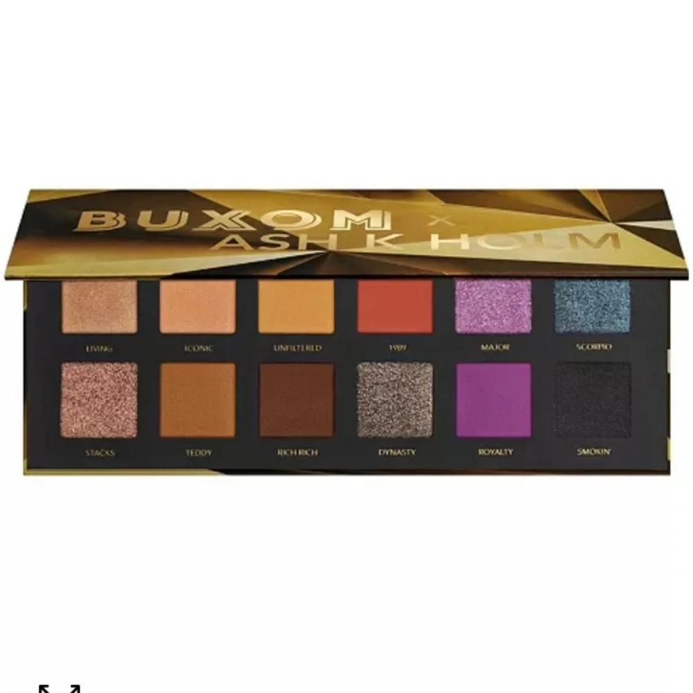 NEW Buxom x Ash K Holm Eyeshadow Palette - Vibrant Shades